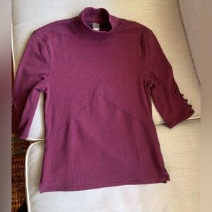 We The Free Blue and Red Striped Top